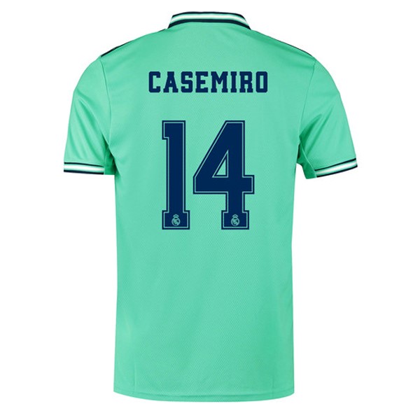 Camiseta Real Madrid NO.14 Casemiro 3ª 2019/20 Verde